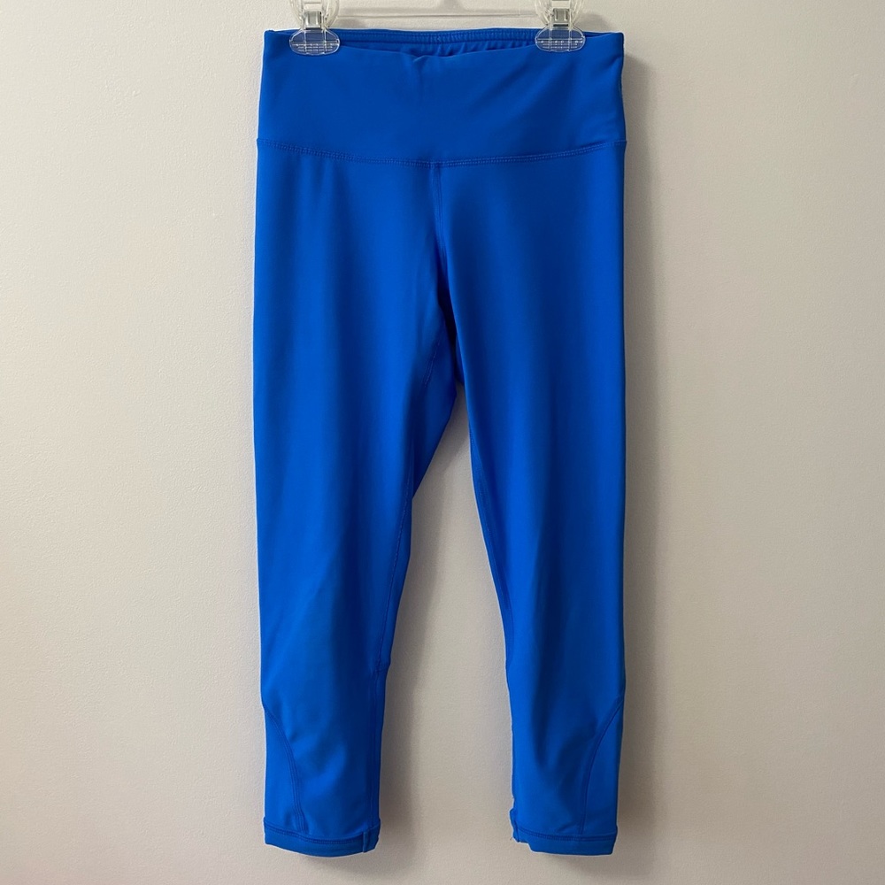 90 DEGREE BY REFLEX BLUE 7/8 LEGGINGS
